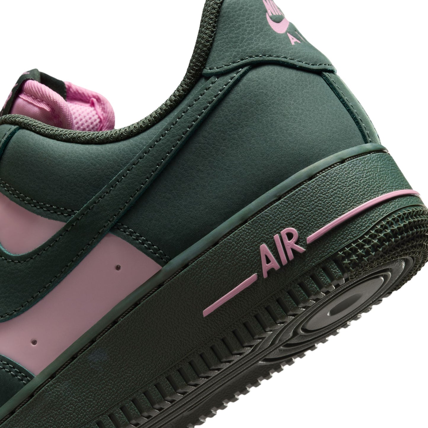 Nike Air Force 1 '07 SE Mens Shoes Color: Camo Green/Camo Green/Pink Rise Style: IV5103-300