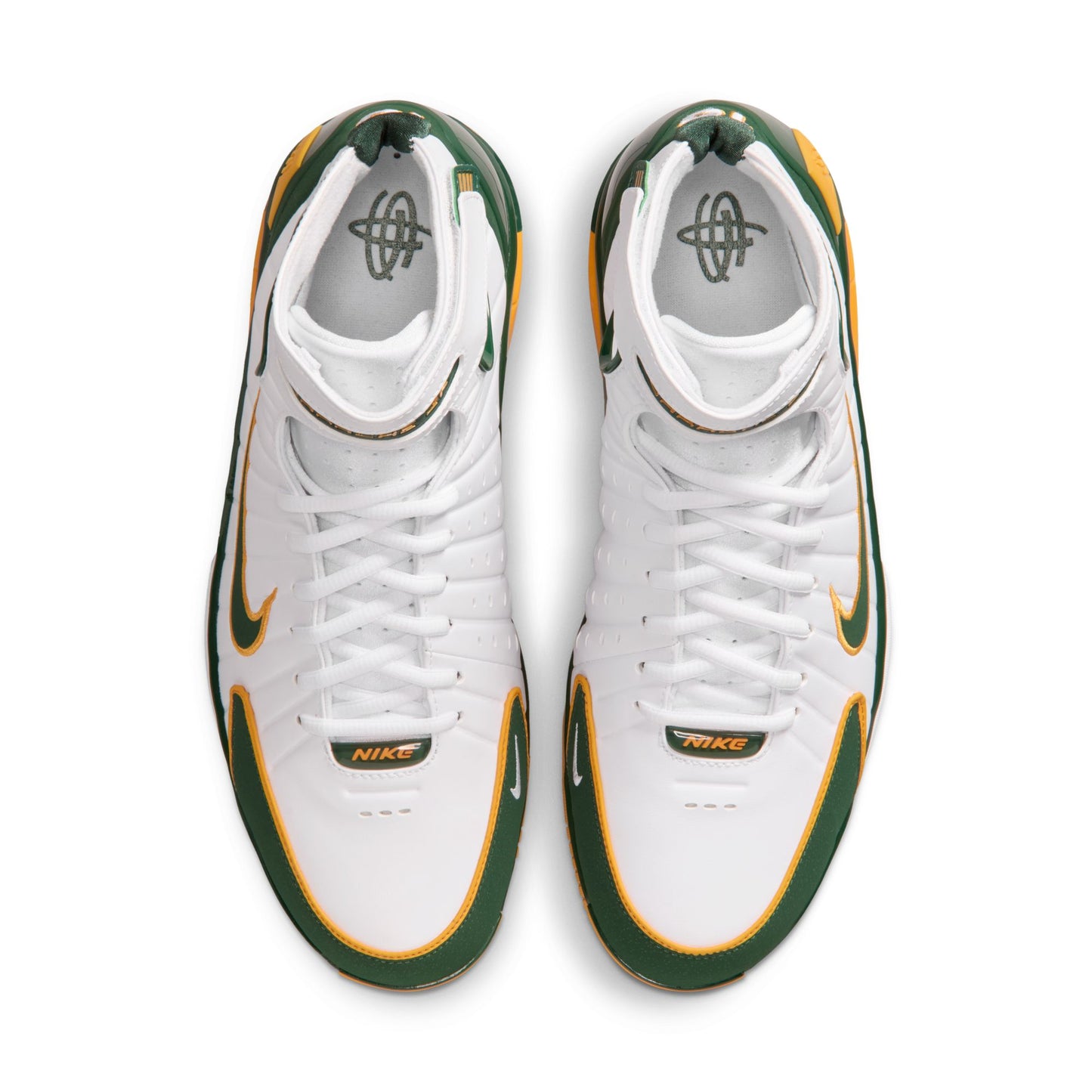 Nike Air Zoom Huarache Mens Shoes Color: White/Deep Forest/Canyon Gold Style: IW1884-100