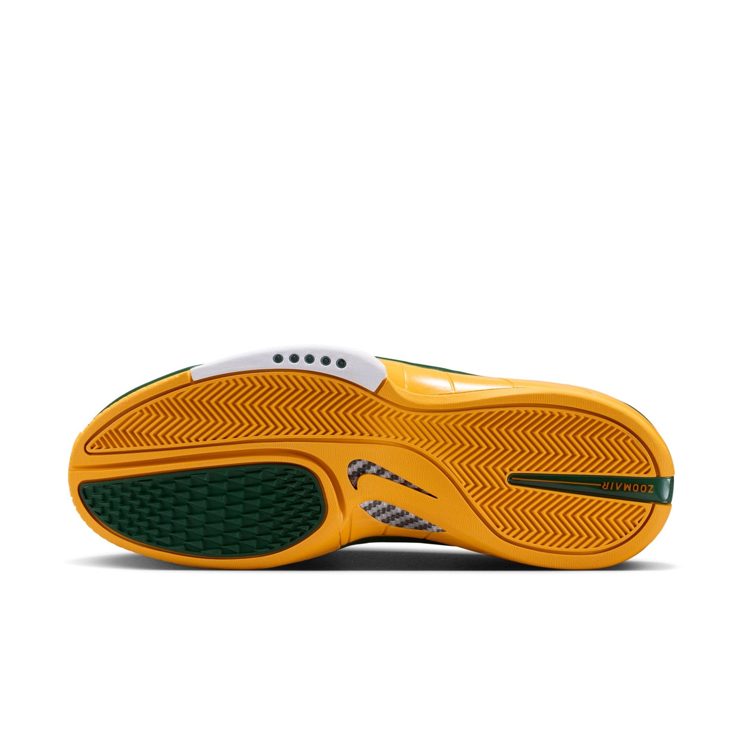 Nike Air Zoom Huarache Mens Shoes Color: White/Deep Forest/Canyon Gold Style: IW1884-100
