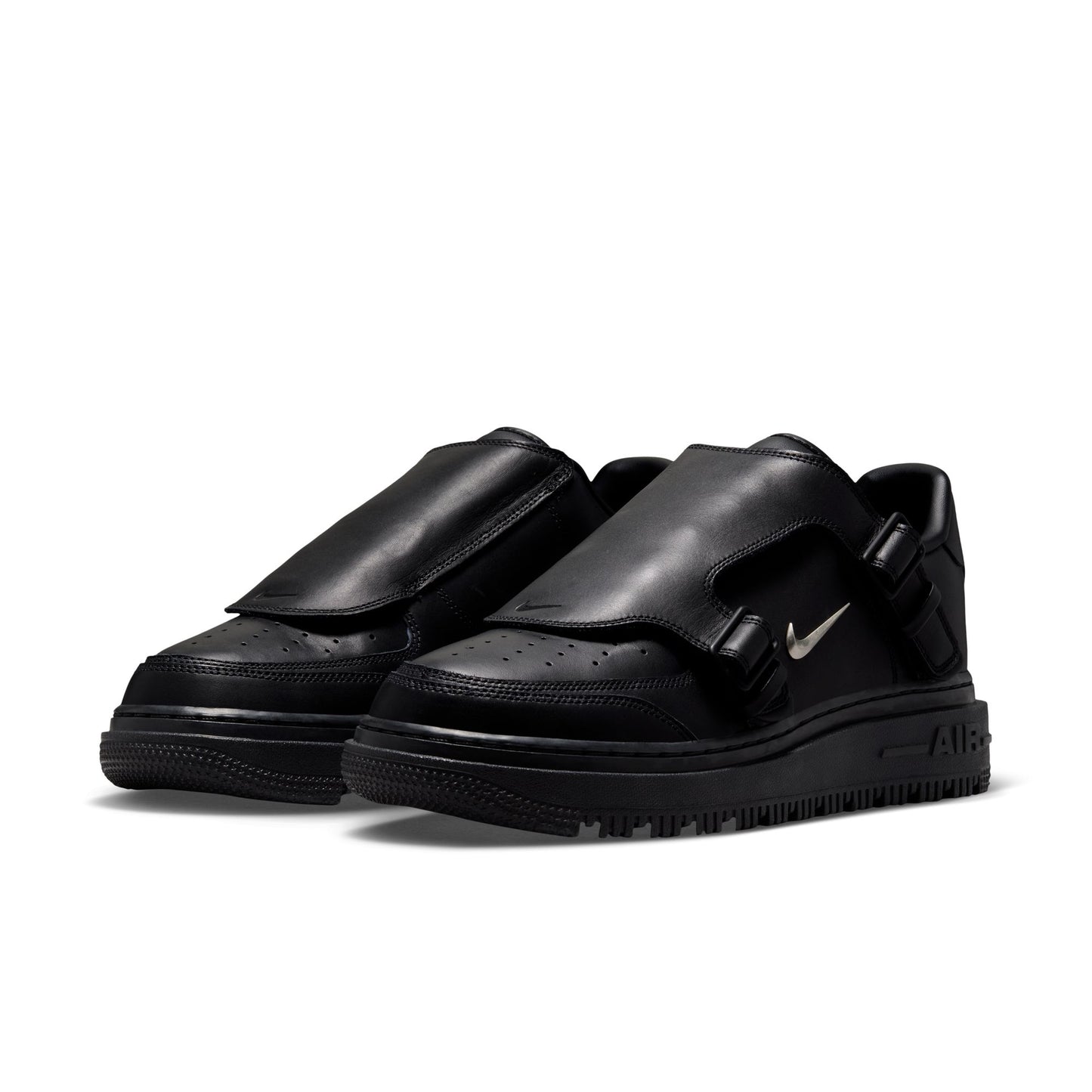 AIR FORCE 1 LUXE Mens Shoes Color: Black/Metallic Silver/Anthracite Style: JA3822-010