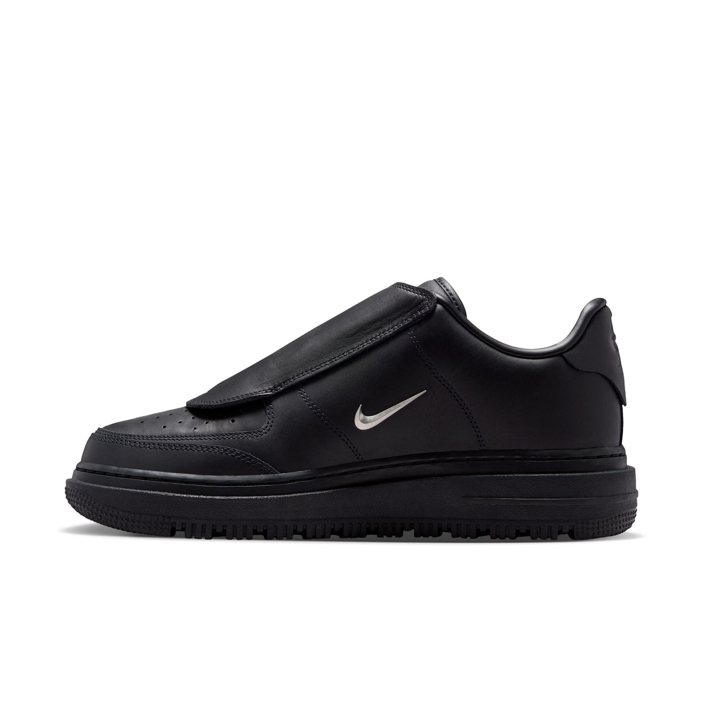 AIR FORCE 1 LUXE Mens Shoes Color: Black/Metallic Silver/Anthracite Style: JA3822-010
