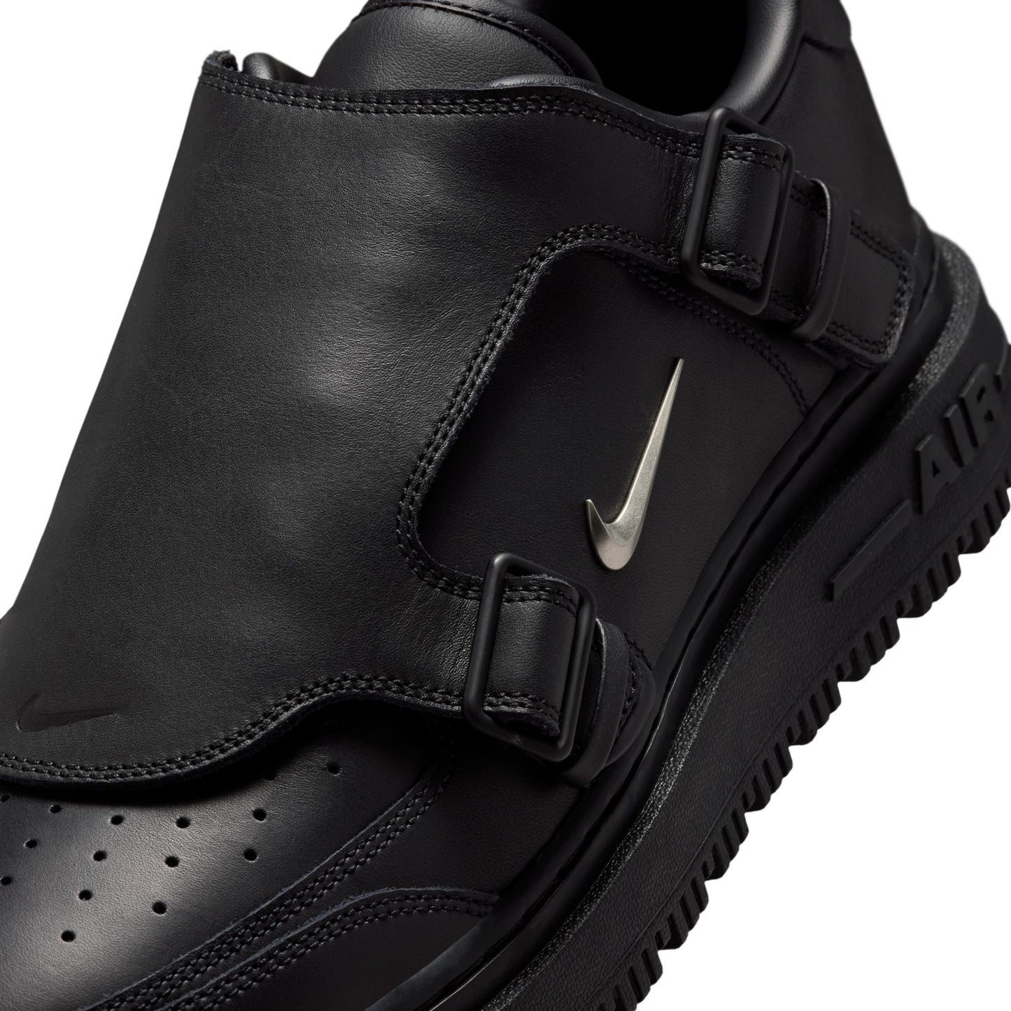 AIR FORCE 1 LUXE Mens Shoes Color: Black/Metallic Silver/Anthracite Style: JA3822-010
