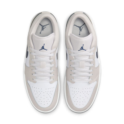 Air Jordan 1 Low White/midnight Navy-neutral Grey 553558-146