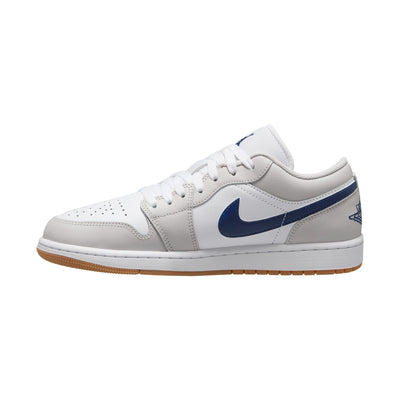 Air Jordan 1 Low White/midnight Navy-neutral Grey 553558-146