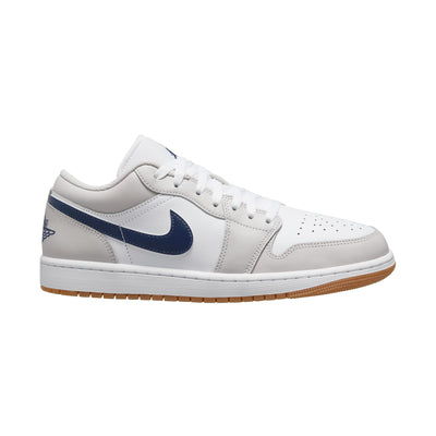 Air Jordan 1 Low White/midnight Navy-neutral Grey 553558-146