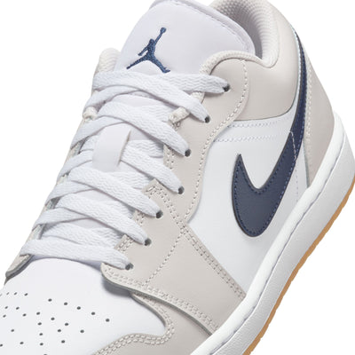 Air Jordan 1 Low White/midnight Navy-neutral Grey 553558-146