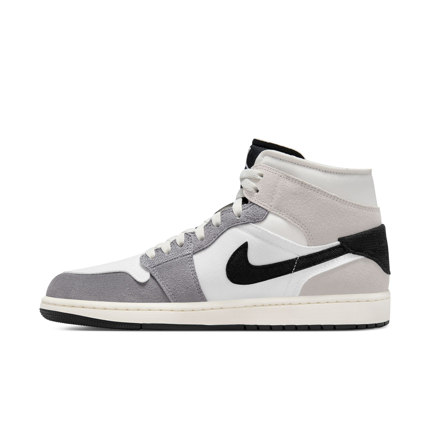 Air Jordan 1 Mid SE Craft Cement Grey/Black-White-Tech Grey DZ4136-002
