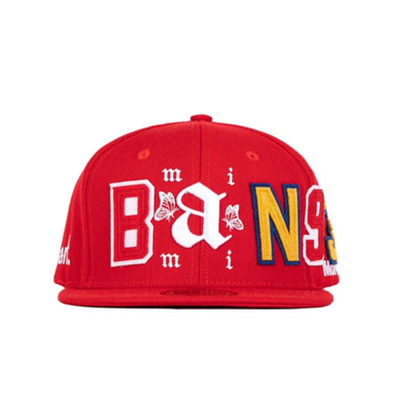 BAN MIAMI EXHIBIT A HAT RED 231BN0706