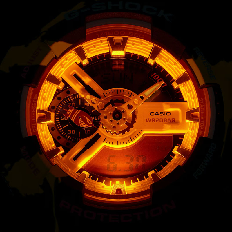 CASIO X LEAGUE OF LEGENDS JINX G-SHOCK ANALOG DIGITAL WATCH MULTI GA110LL-1A