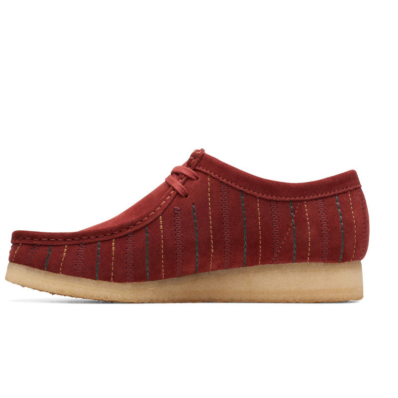 Clarks Wallabee Burgundy Combi 26174512