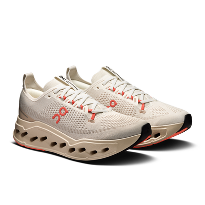 On Cloudsurfer Max Mens Ivory | Salmon 3MF30433297