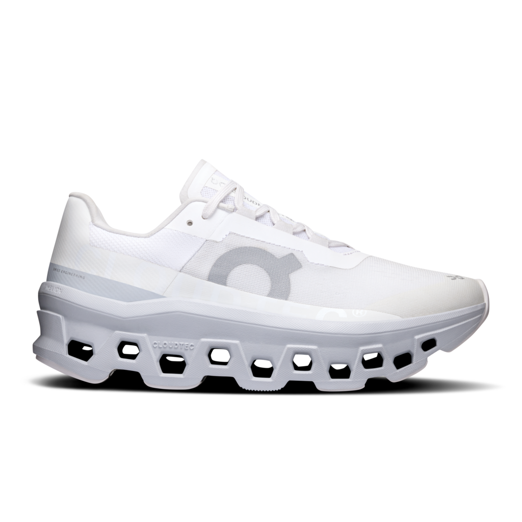 ON Cloudmonster Women  White | Glacier 61.97649
