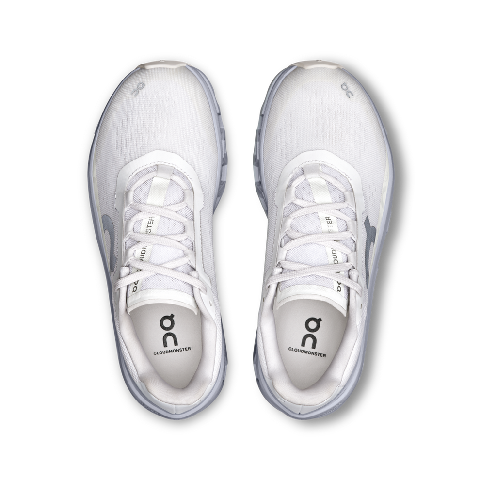 ON Cloudmonster Women White | Glacier 61.97649 – Shoe Gallery Inc