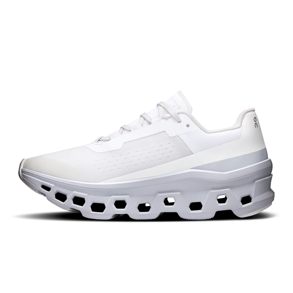 ON Cloudmonster Women  White | Glacier 61.97649