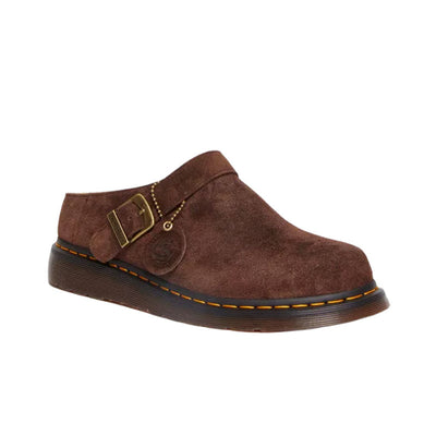DR.MARTENS ISHAM DARK BROWN OASIS SUEDE MULES 30619201
