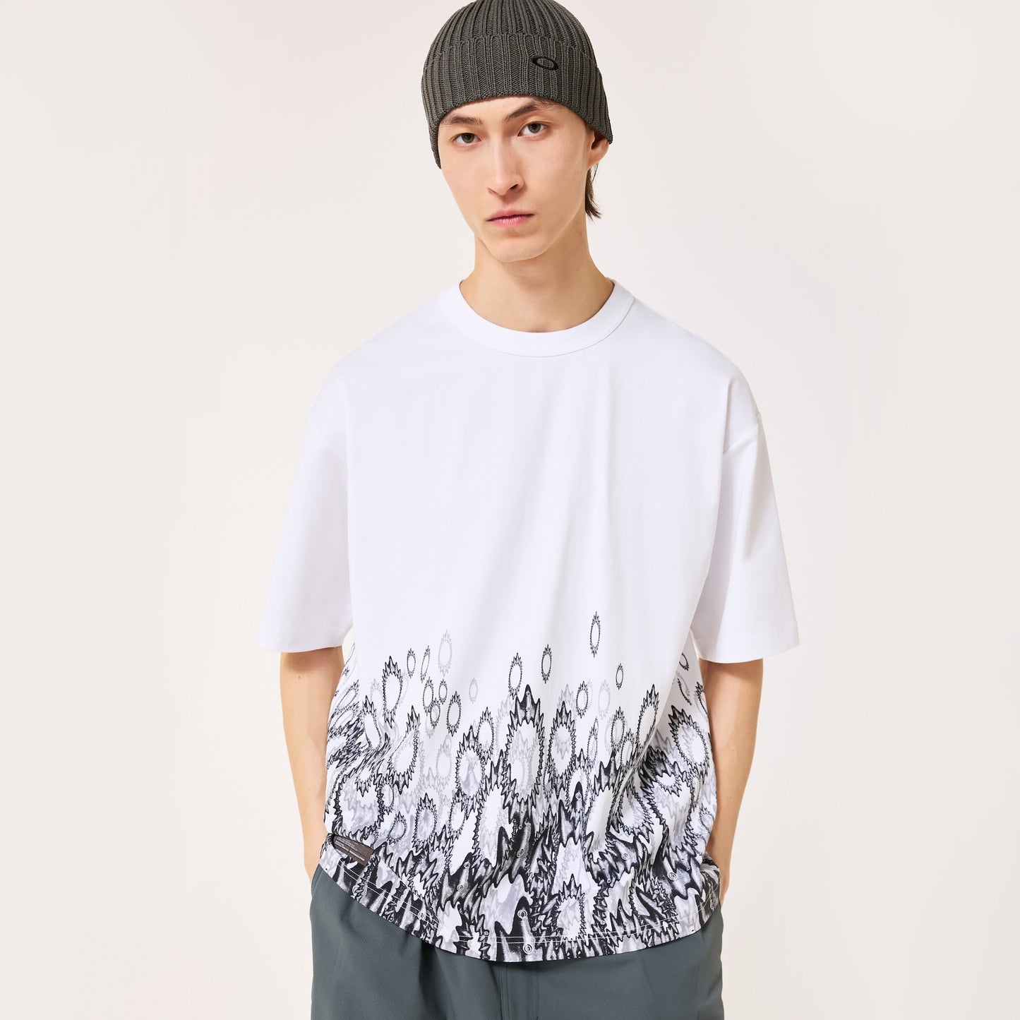 OAKLEY FGL OVERSPRAY TEE 6.0 WHITE PRINT F0A408800