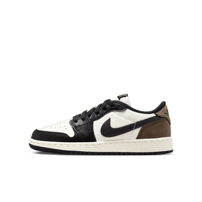 Grade School Air Jordan 1 Low OG "Mocha" SAIL/BLACK-DARK MOCHA CZ0858-102