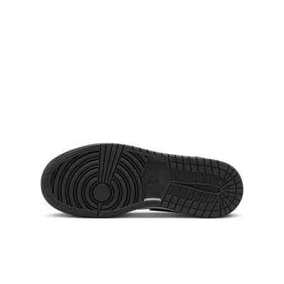 Grade School Air Jordan 1 Mid SE Off Noir/Black-White-Black FB9909-001