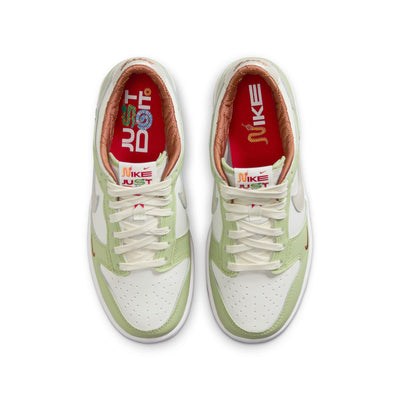 Grade School Nike Dunk Low Sail/light Bone-white-olive Aura HV6001-101