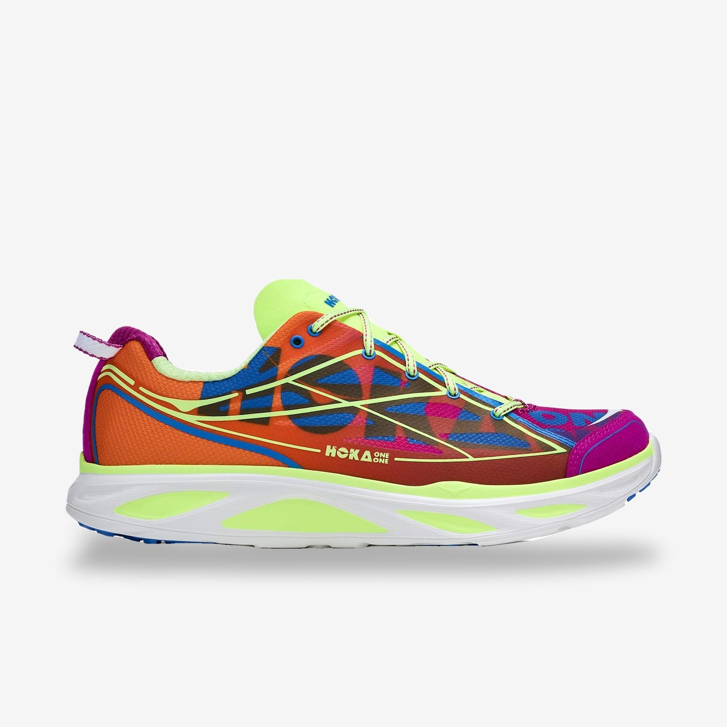 Hoka U Huaka Pro Color: FUCHSIA / NEON YUZU Style: 1176672-FCHS
