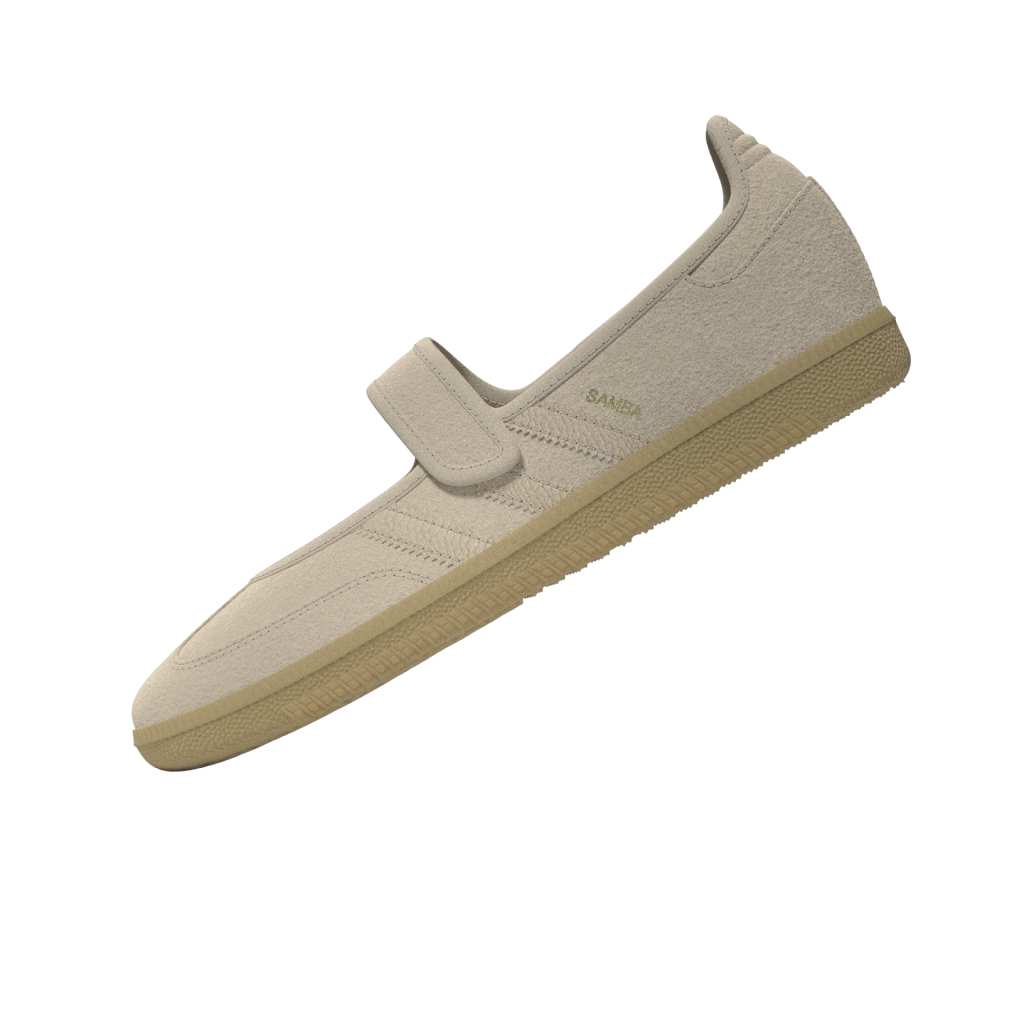 adidas Samba Jane Shoes Color: SANSTR/SANSTR/GOLDMT Style: HQ9496