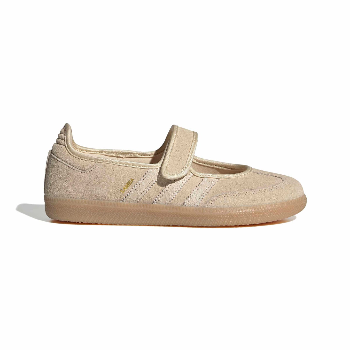 adidas Samba Jane Shoes Color: SANSTR/SANSTR/GOLDMT Style: HQ9496