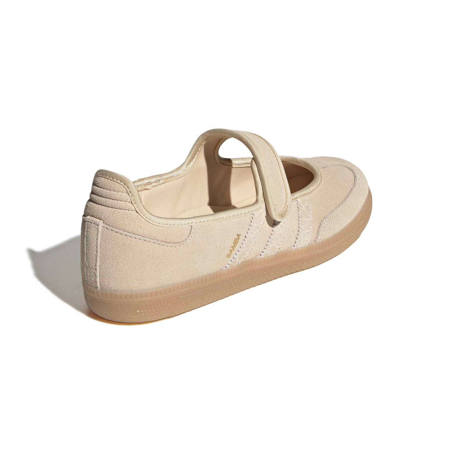 adidas Samba Jane Shoes Color: SANSTR/SANSTR/GOLDMT Style: HQ9496