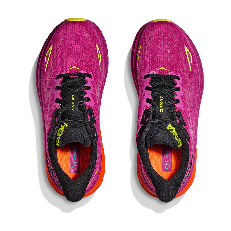 Hoka One One Clifton 9 Fuchsia Black 1127895/FCK