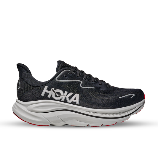 HOKA Clifton 10 black / silver 1162030-BKSV