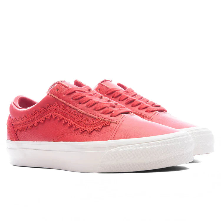 Vans Premium Old Skool Shoe Racing Red VN000VB3IZQ1