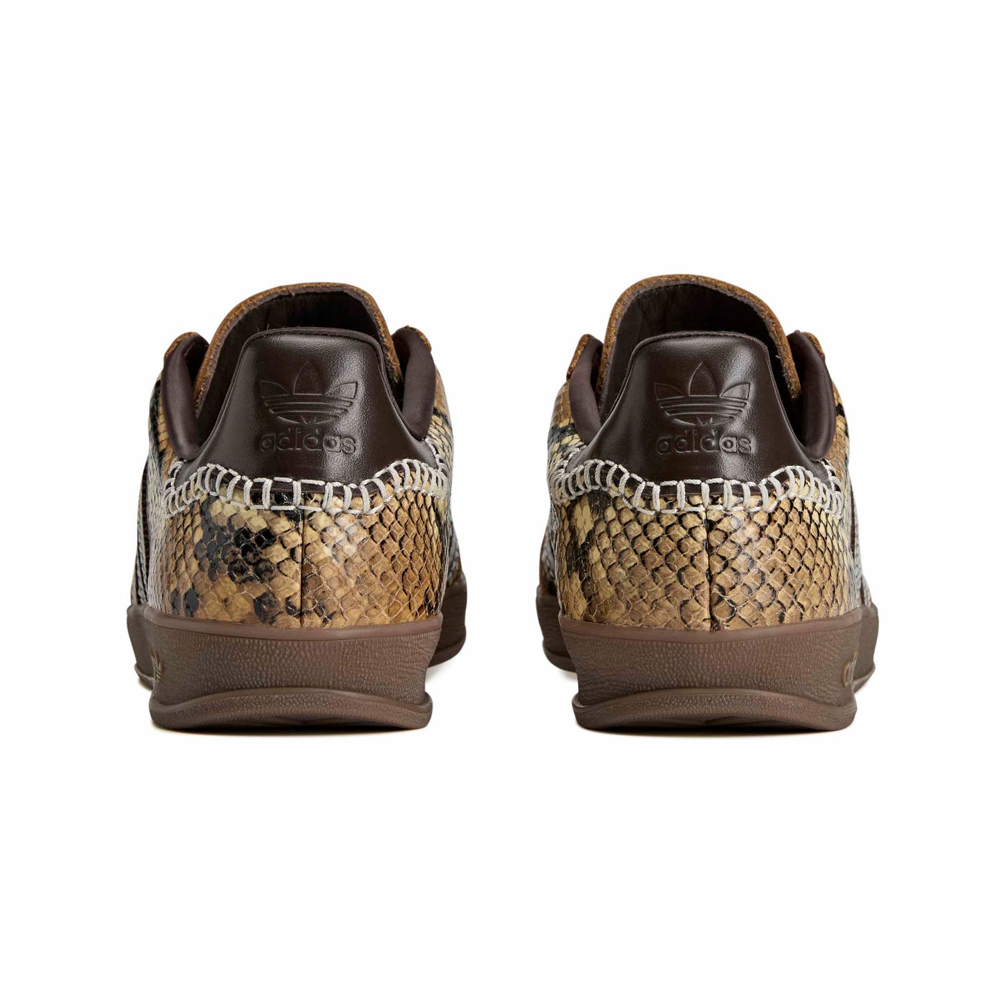 adidas WB Gazelle Snake Mens Shoes Color: Super Color/Dark Brown/Cloud White Style: KK3641