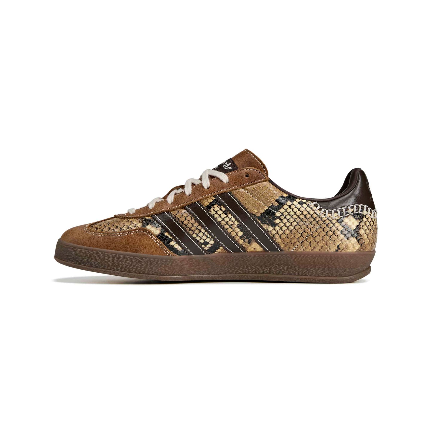 adidas WB Gazelle Snake Mens Shoes Color: Super Color/Dark Brown/Cloud White Style: KK3641