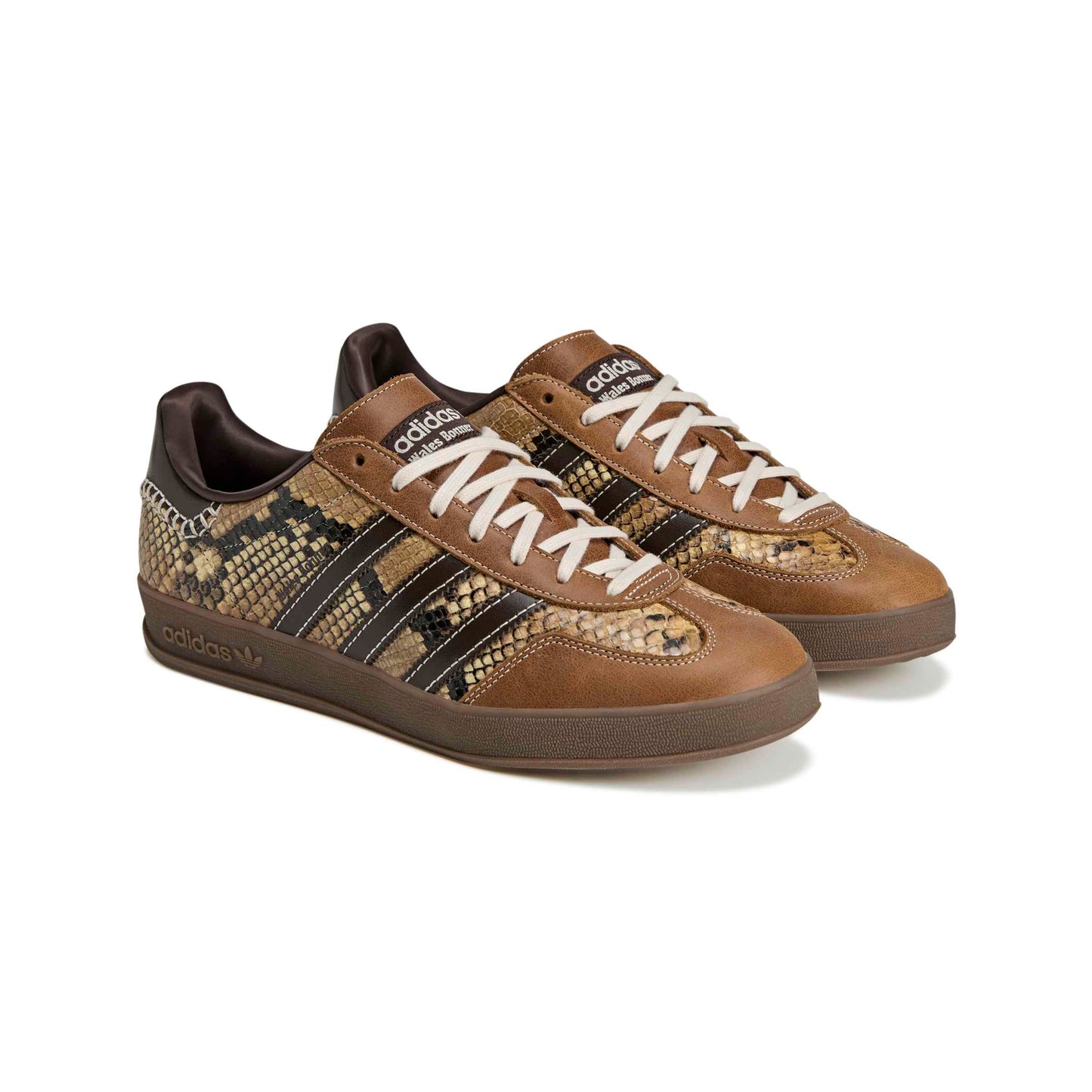 adidas WB Gazelle Snake Mens Shoes Color: Super Color/Dark Brown/Cloud White Style: KK3641