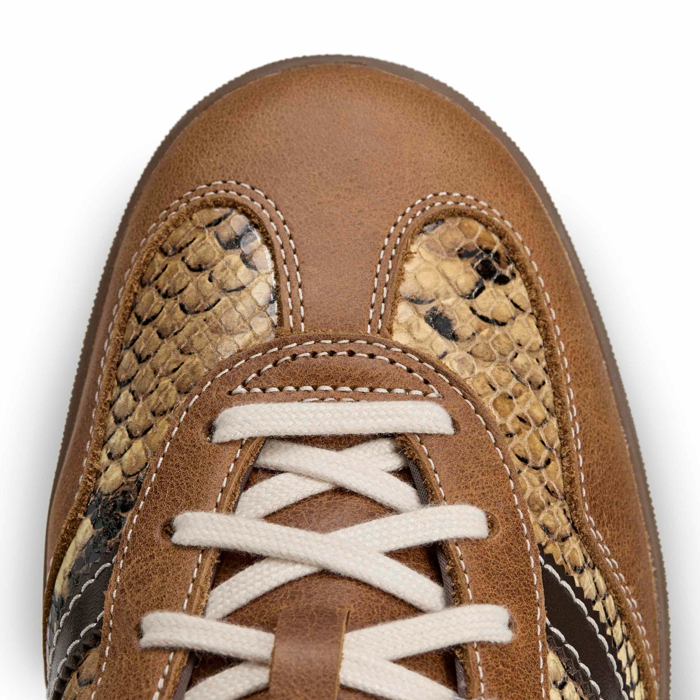 adidas WB Gazelle Snake Mens Shoes Color: Super Color/Dark Brown/Cloud White Style: KK3641