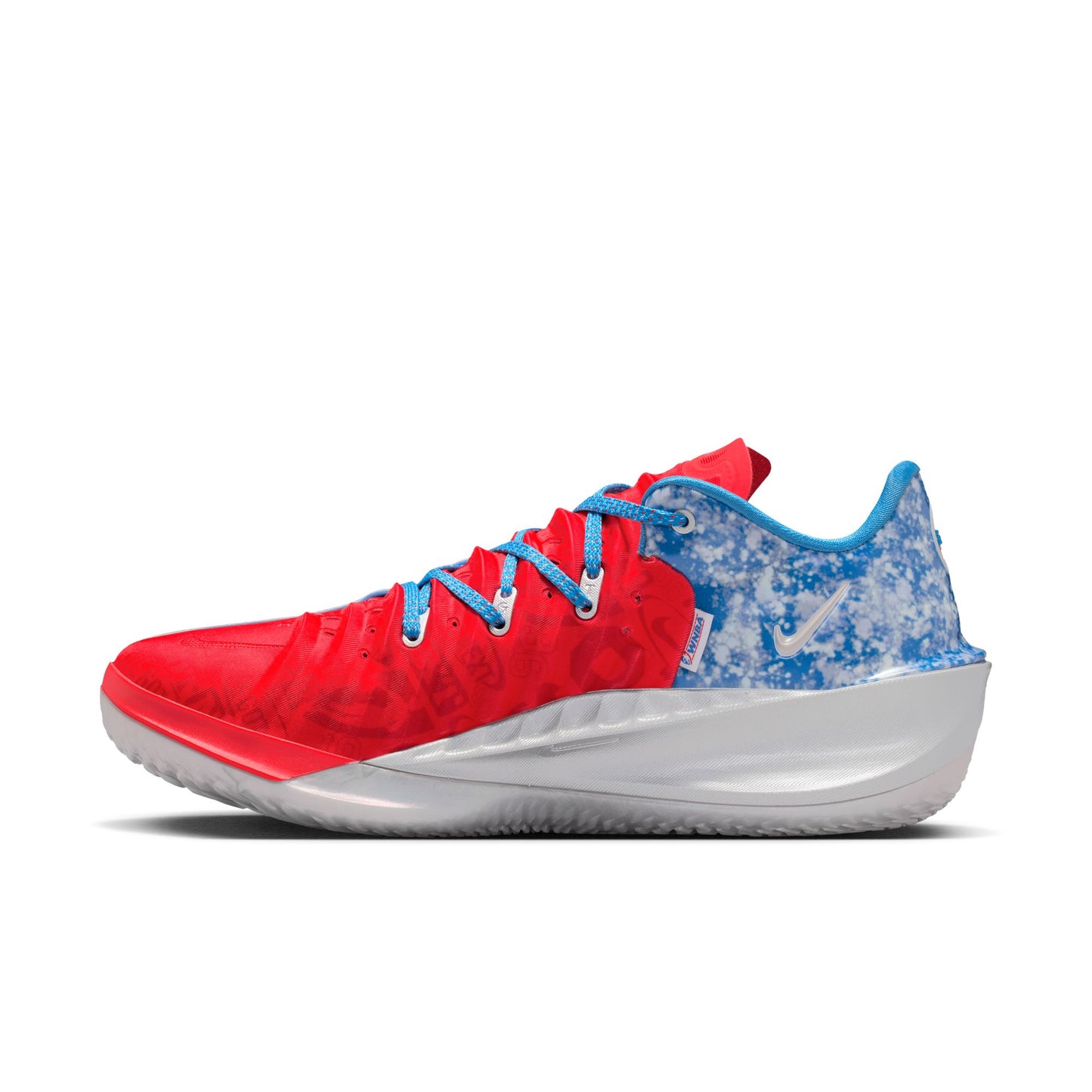 Nike G.T. Cut 4 "WNBA 30th" Color: LT PHOTO BLUE/ACTION RED-METALLIC SILVER Style: II7530-400
