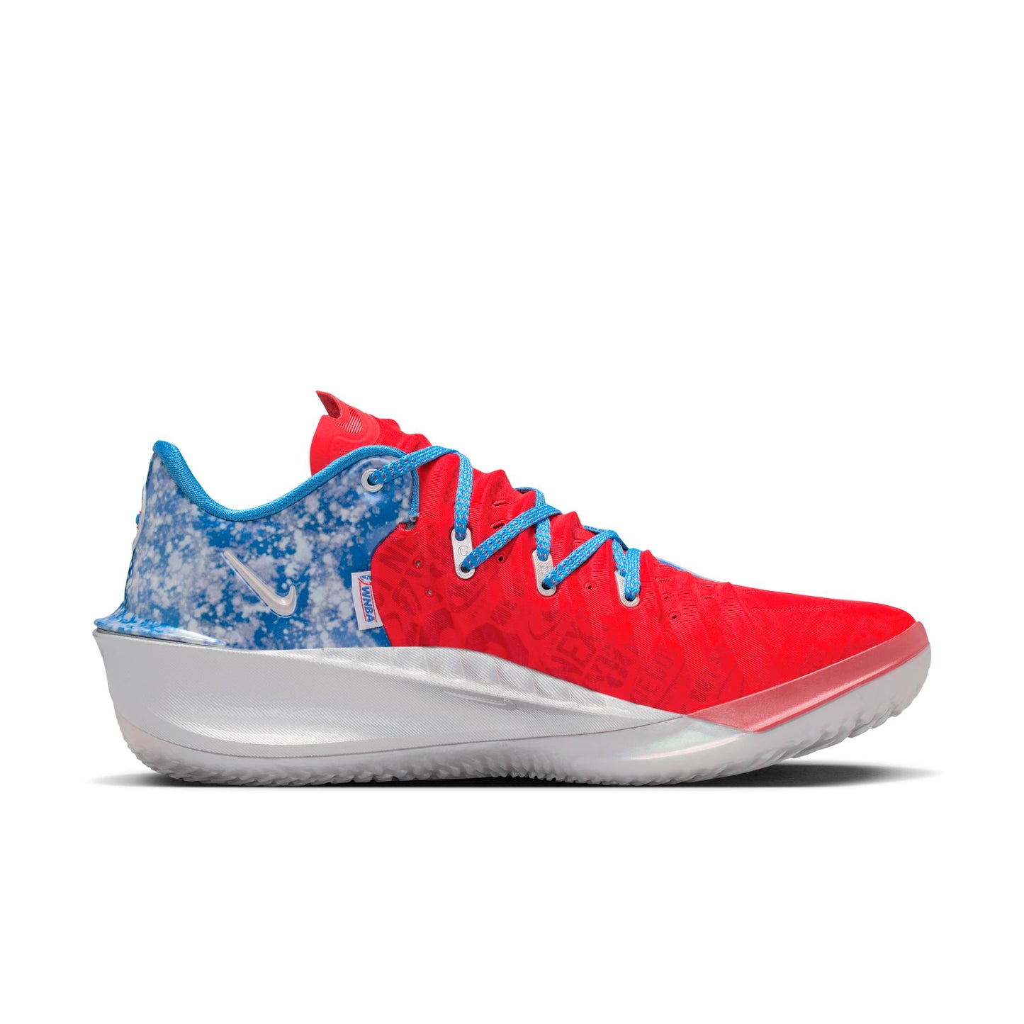 Nike G.T. Cut 4 "WNBA 30th" Color: LT PHOTO BLUE/ACTION RED-METALLIC SILVER Style: II7530-400