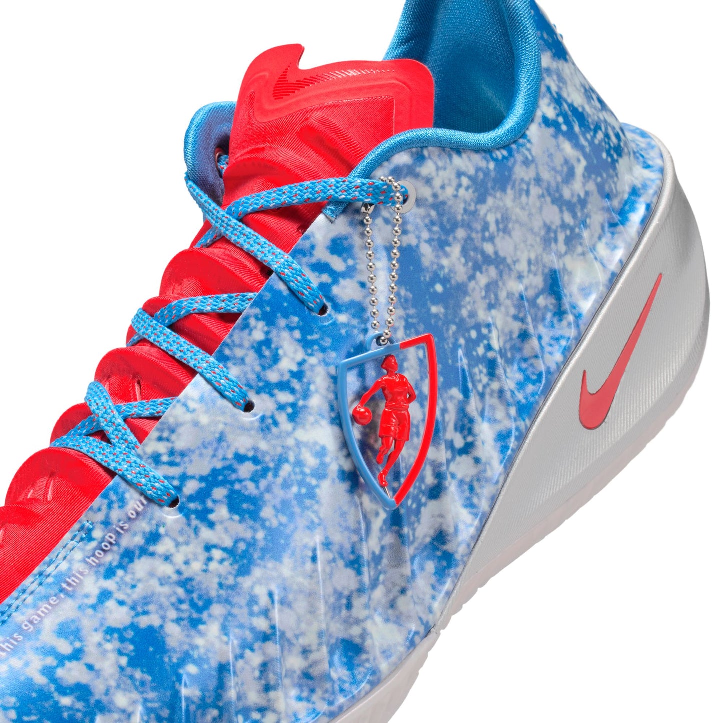 Nike G.T. Cut 4 "WNBA 30th" Color: LT PHOTO BLUE/ACTION RED-METALLIC SILVER Style: II7530-400