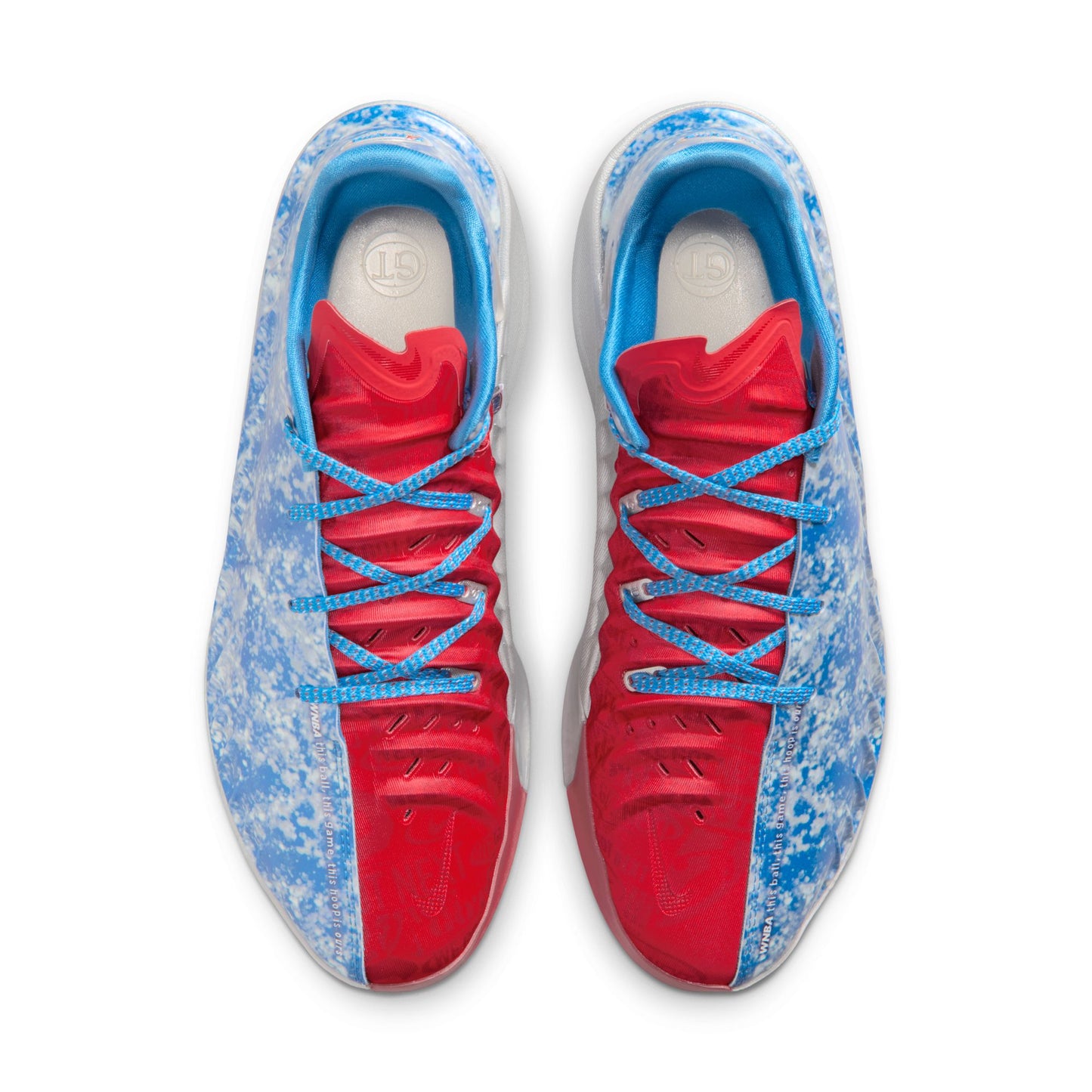 Nike G.T. Cut 4 "WNBA 30th" Color: LT PHOTO BLUE/ACTION RED-METALLIC SILVER Style: II7530-400