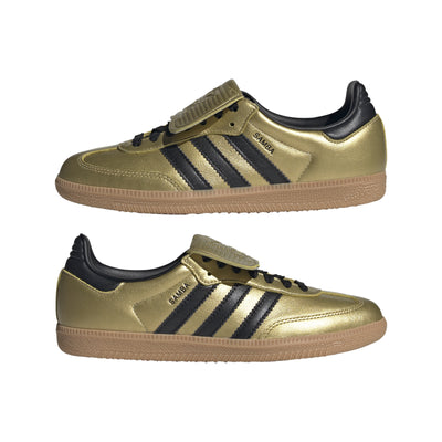Women's adidas Samba LT Gold Metallic/Core Black/Gum 3 JH5708