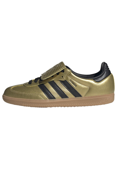 Women's adidas Samba LT Gold Metallic/Core Black/Gum 3 JH5708