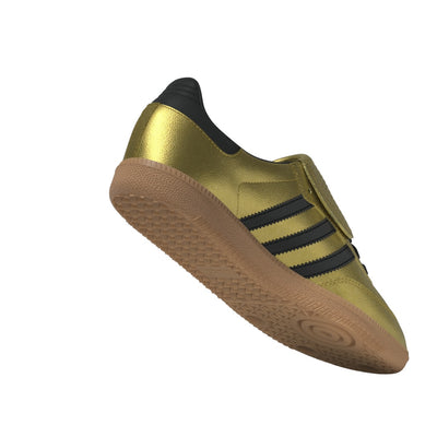 Women's adidas Samba LT Gold Metallic/Core Black/Gum 3 JH5708