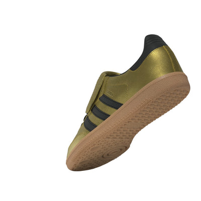 Women's adidas Samba LT Gold Metallic/Core Black/Gum 3 JH5708