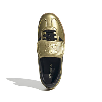 Women's adidas Samba LT Gold Metallic/Core Black/Gum 3 JH5708