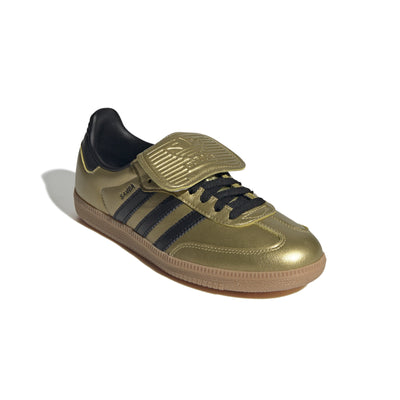 Women's adidas Samba LT Gold Metallic/Core Black/Gum 3 JH5708