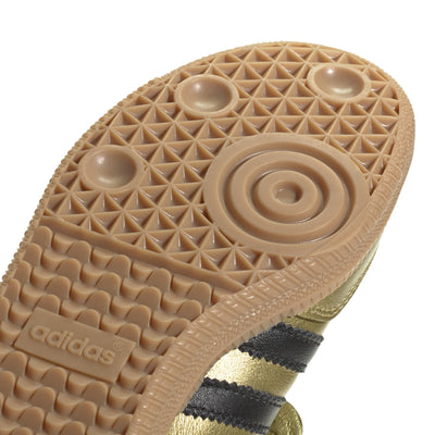 Women's adidas Samba LT Gold Metallic/Core Black/Gum 3 JH5708