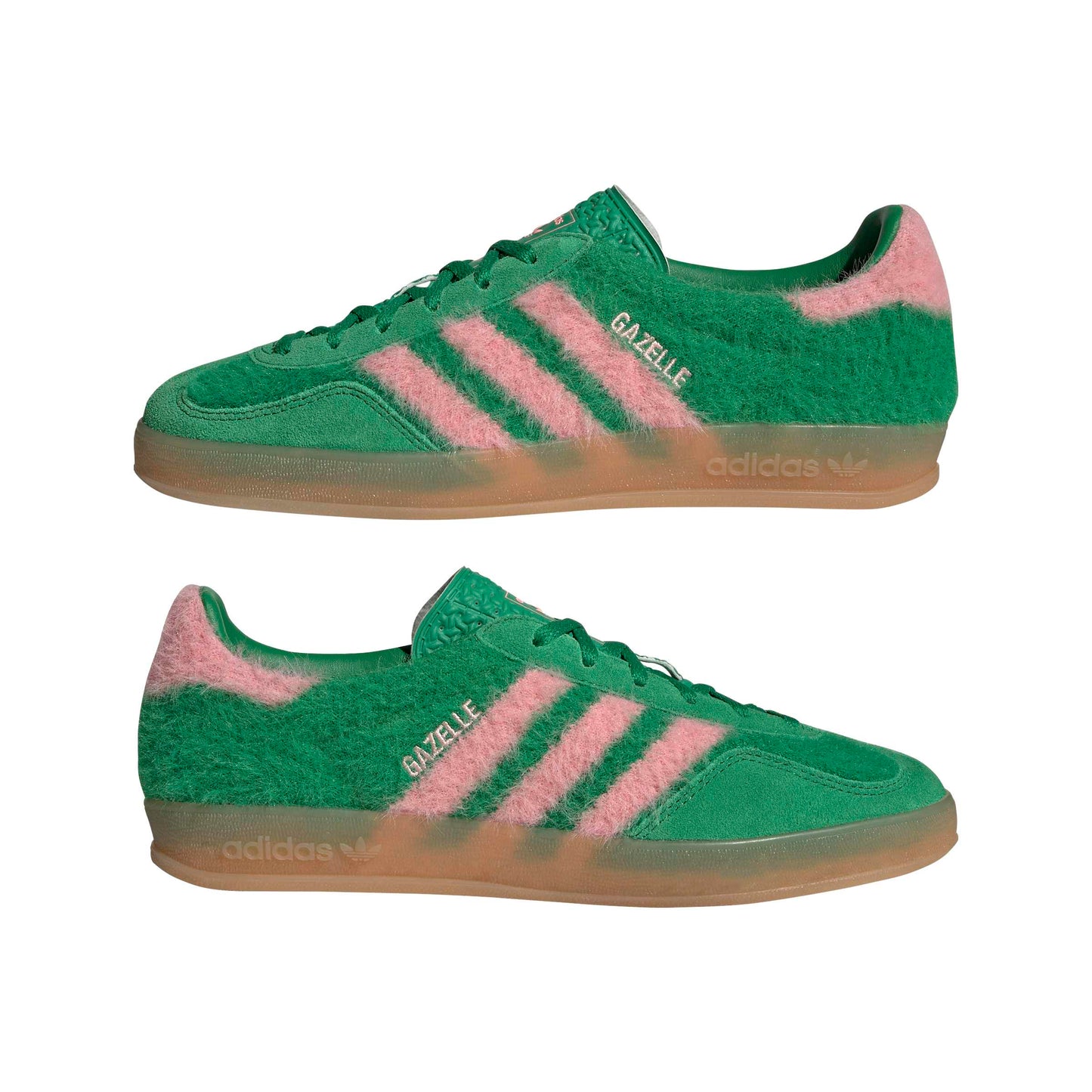 ADIDAS GAZELLE INDOOR WOMEN GREEN/GLOPNK/GUM3 JP8342