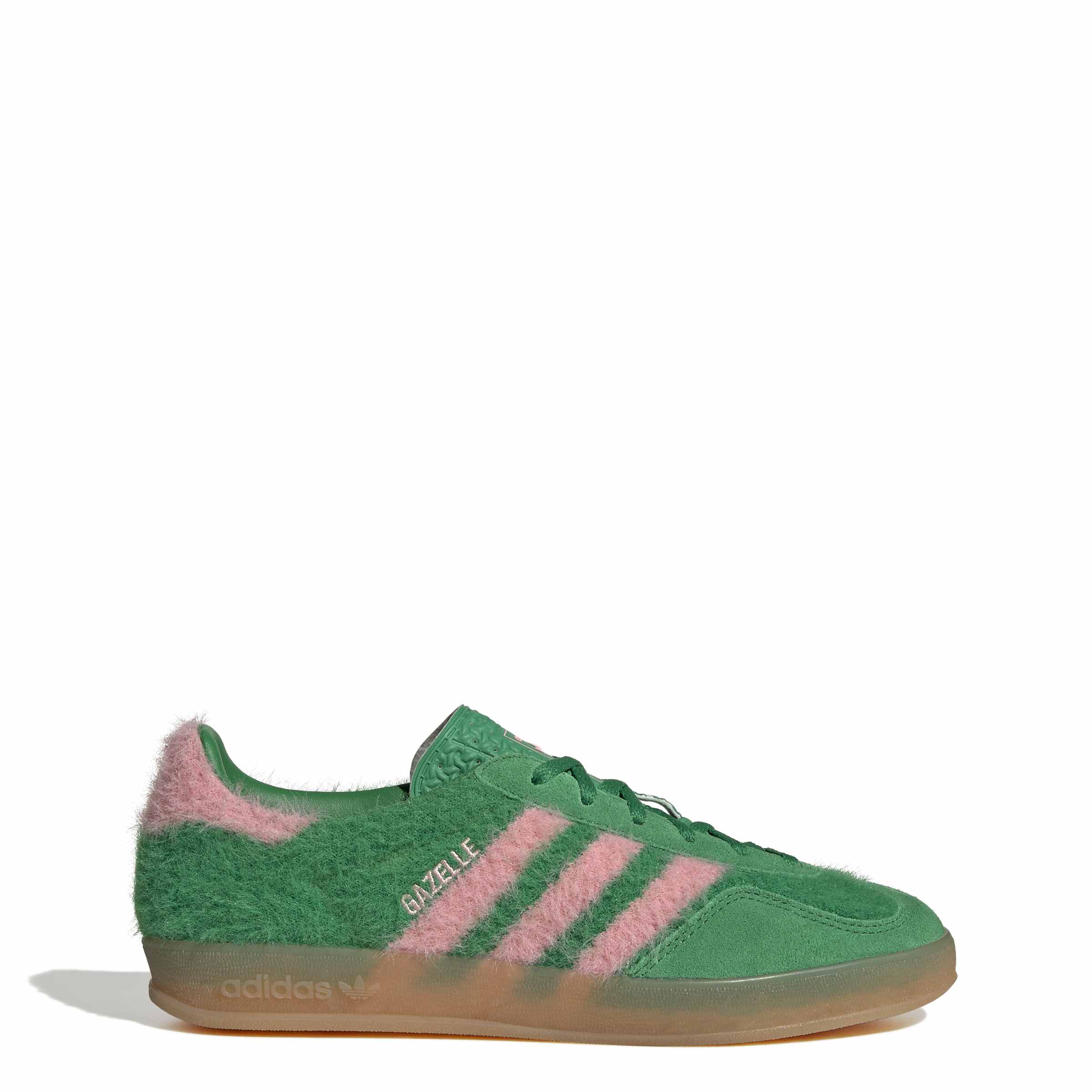 ADIDAS GAZELLE INDOOR W GREEN/GLOPNK/GUM3 JP8342 – Shoe Gallery Inc