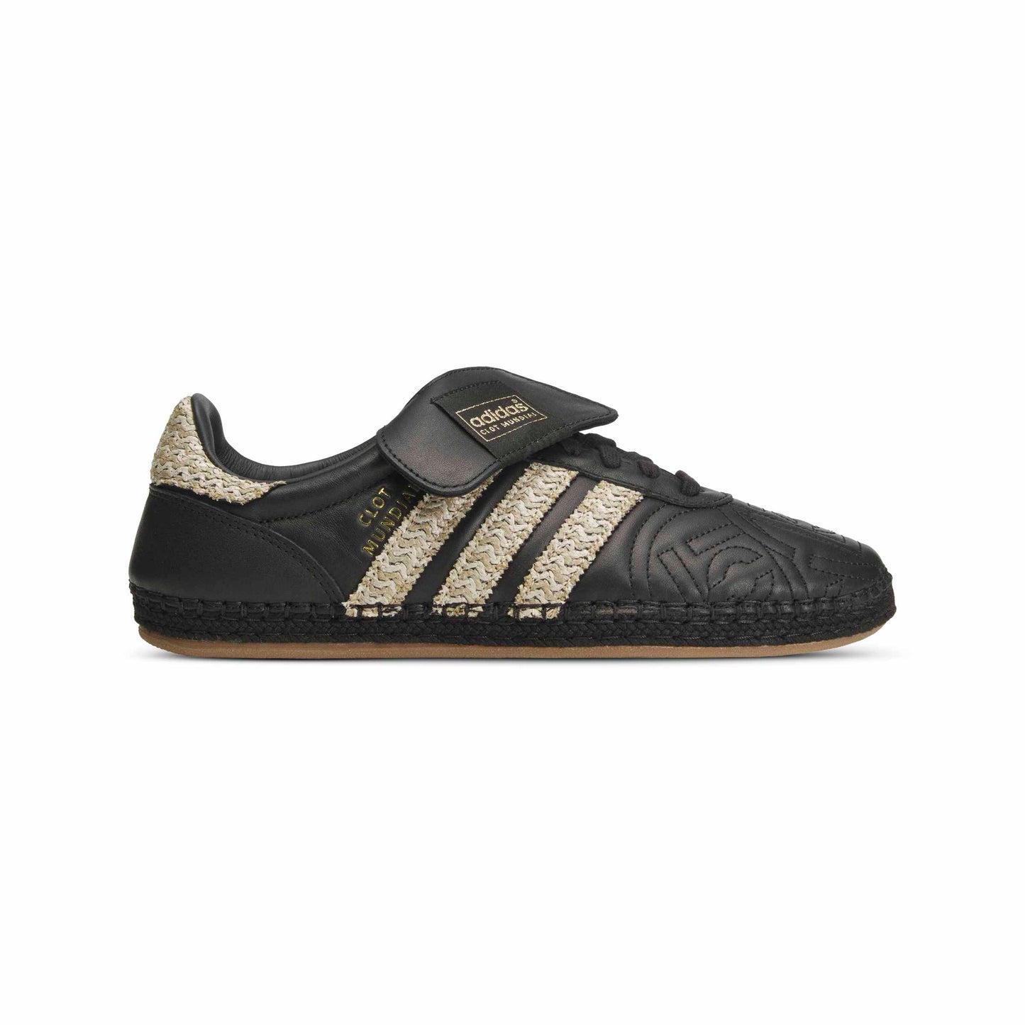 Adidas CLOT Mundial by EDC Unisex Shoes Color: Core Black/Hemp/Core Black Style: JQ6823