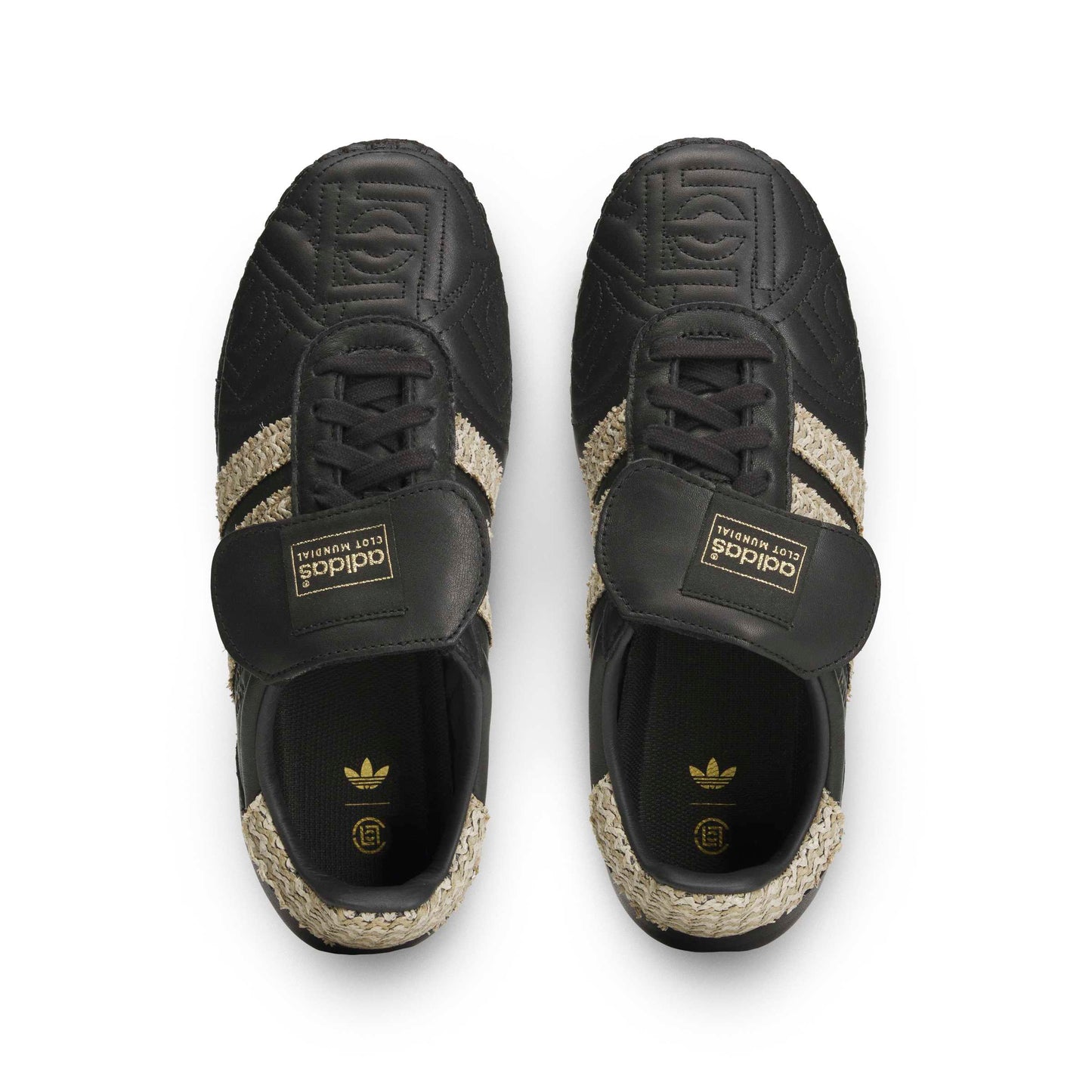 Adidas CLOT Mundial by EDC Unisex Shoes Color: Core Black/Hemp/Core Black Style: JQ6823
