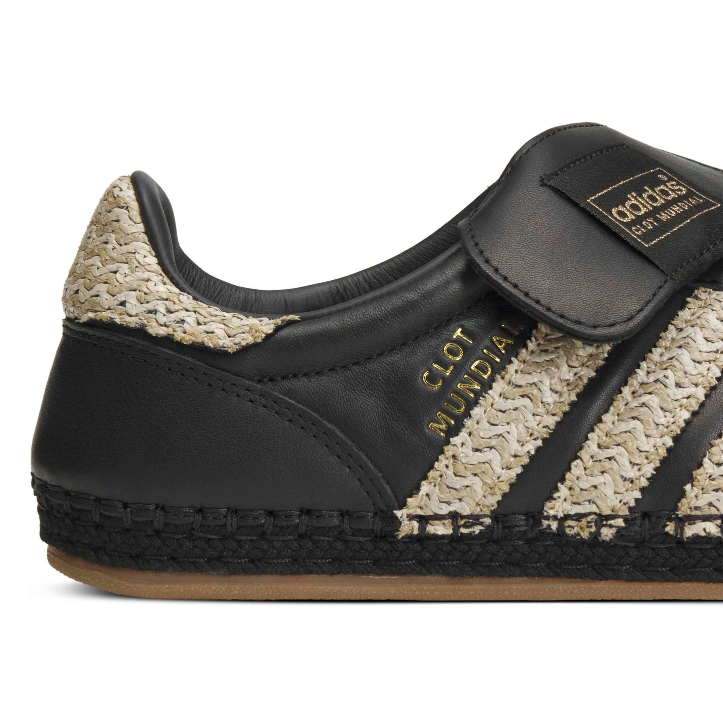 Adidas CLOT Mundial by EDC Unisex Shoes Color: Core Black/Hemp/Core Black Style: JQ6823